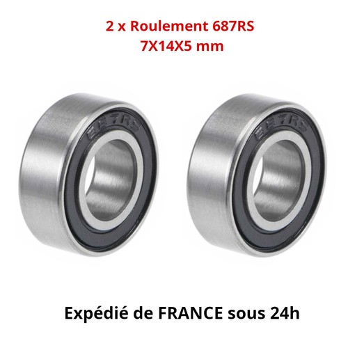 Roulement billes 687 - à,