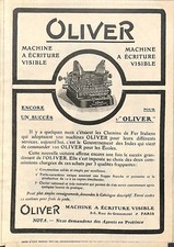 OLIVER TYPEWRITTER MACHINE A ECRIRE / HIGH LIFE TAILOR MODE PUBLICITE 1907