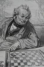 GAVARNI Lithographie originale