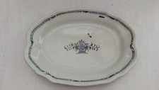 Ancien plat Faïence Rouen Cul