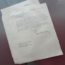 3 LETTRES MANUSCRITES DE JEAN PAUL VROOM 1952