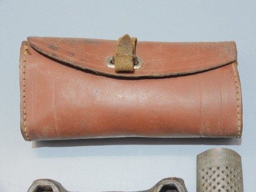 Sacoche velo ancienne cuir - -sacoche,