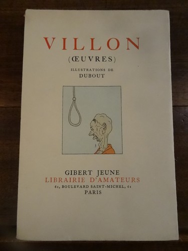 Villon oeuvres gibert - gibert, jeune