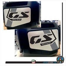 2 Adhésifs Noirs Gris GS