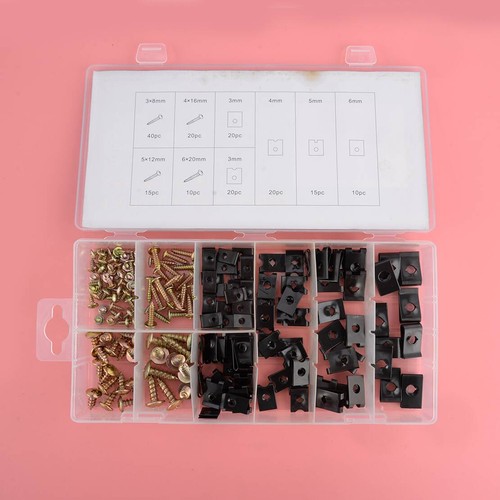 170pcs car body panel clip - body, u-clip