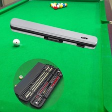 Étui rigide pour queues de billard avec compartiments et accessoires, sac de