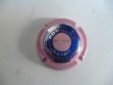 capsule POMMERY, rose, métal et bleu, Brut rosé royal, N°117b