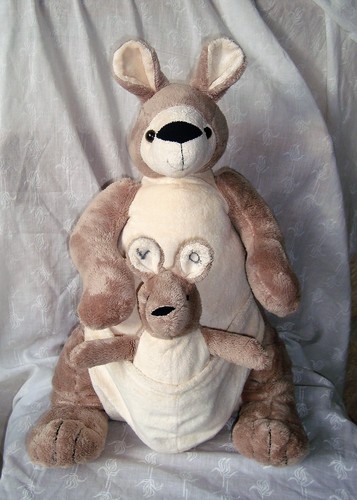 Peluche plush doudou - peluche, kangourou