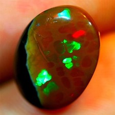 6,74 Cts Natural HONEYCOMB PATTERN Ethiopian FIRE Opal