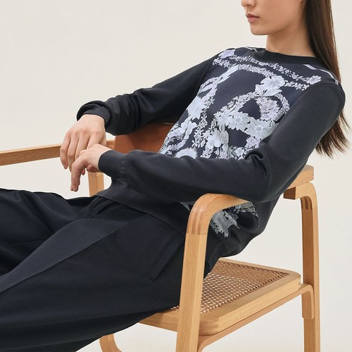 Hermes pull long fleurs - hermes,