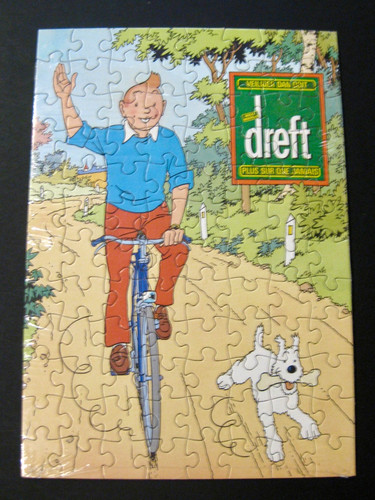 Tintin puzzle publicitaire - tintin,