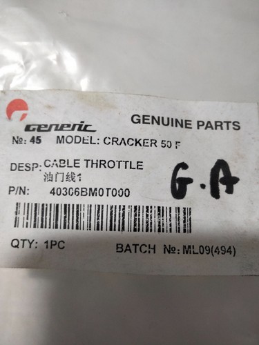 Câble gaz generic cracker - câble, de