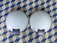 VINTAGE-2 LAMPE APPLIQUE HOLOPHANE DISCO-VERRE-DESIGN 80-dlg Memphis-Europhane