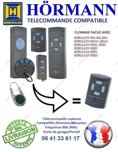 Télécommande hormann tubauto - télécommande,