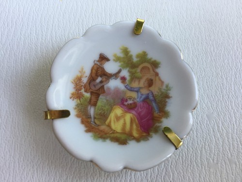 Assiette miniature limoges - assiette, miniature/