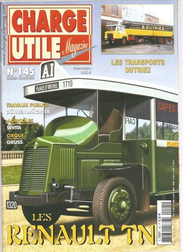 Charge utile 145 - renault, tn