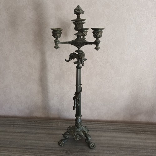 Chandelier bougeoir ancien - .chandelier,