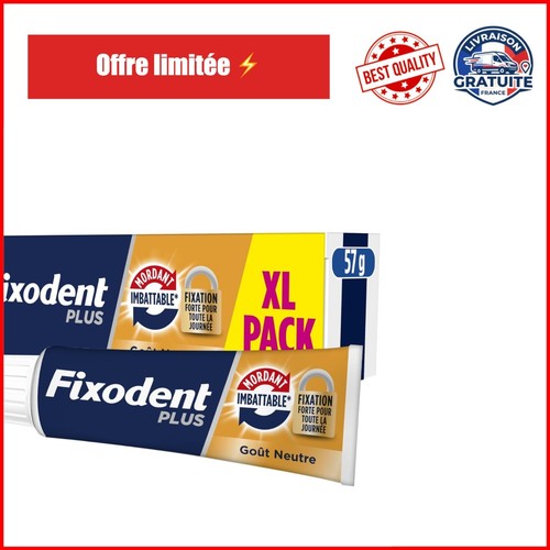 Fixodent crème adhésive - fixodent, pour