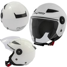 Casque Moto Jet Visière Long