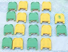 18x Legrand 39376 393 76 Bloc jonction Viking 3 pied métal rail DIN. Lot de 18