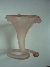 Vase forme fleur enroulée en