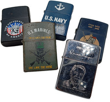 09/25 (CBR147) LOT DE DIVERS BRIQUETS TYPE ZIPPO MODERNE USA