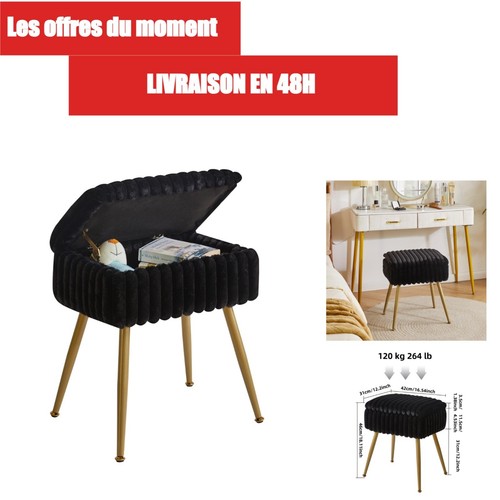 Aibiju tabouret coiffeuse - aibiju, de