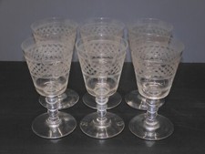 Anciens verres cristal - -6,
