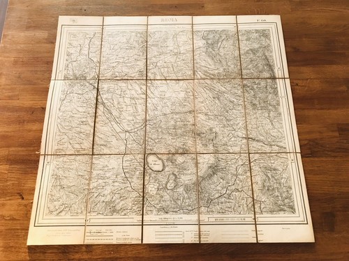 Carte antique 1892 plan rome - plan,
