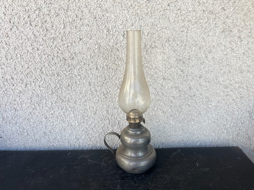 Lampe pétrole ancienne en - lampe, à