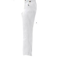 Culotte d'équitation fille USG blanche Emilia Jodhpurs / avec genouillère W28" L27" 
