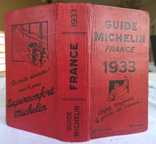 Guide michelin france 1933 - france,