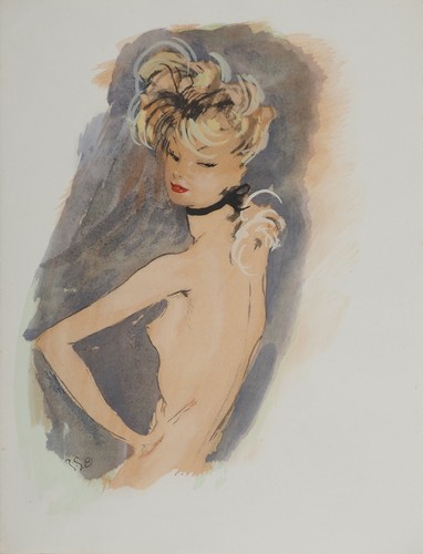 Jean gabriel domergue nu de - domergue, :