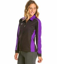 Veste Femme SPEEDO À Zip Complet 7201482 105 Noir Violet Polyester L 55 $
