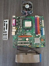 Carte mere MCP61SM-AM REV 1.0A 15-V01-011011 + plaque + ventilateur + cordons