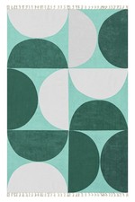 Handmade Bloc Imprimé Tapis