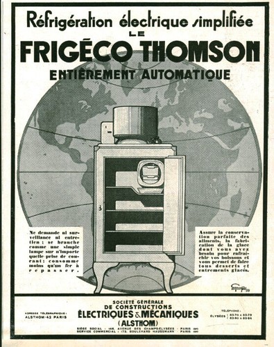 Publicité ancienne frigéco - publicité,
