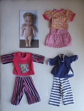 Lot vêtements pour poupée