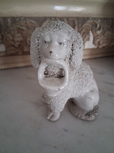 Antique poodle figurine no526 - poodle,