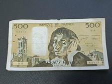 Billet De 500 Francs Pascal