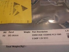 093VH Dell 2 Go 1Rx8