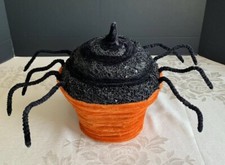 Halloween Spider Cupcake Black