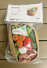 Ensemble de cuisine en peluche IKEA IKEA Duktig légumes 14 pièces jouet doux ...