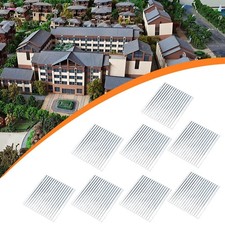 Ensemble de 8 tuiles miniatures à l'échelle 1/72 pour toiture de jardin