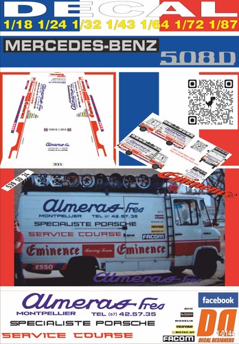 Decal mercedes l508 - decal, l508-d