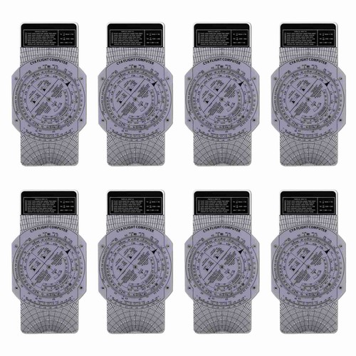 Règle calcul circulaire - 8x, à
