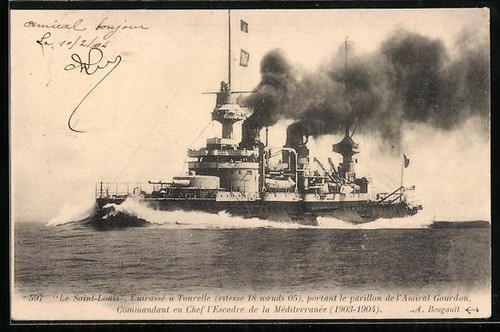 Cpa saint louis - saint-louis,, cuirassé
