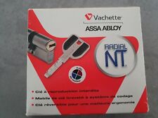 Cilyndre + 3 clés + carte de reproduction VACHETTE ASSA ABLOY RADAIL NT
