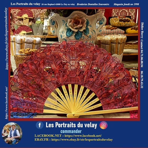 Eventail dentelle