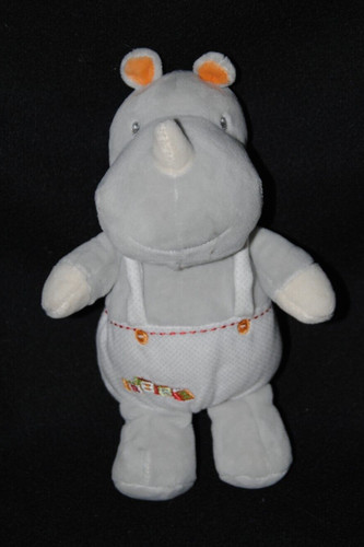 Peluche doudou rhinocéros